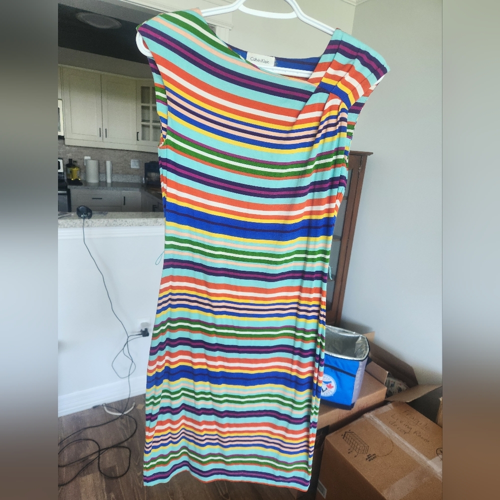 Calvin Klein Multicolor Striped Top